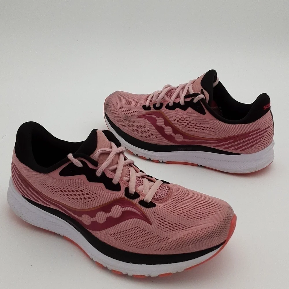 Saucony ride running sneakers women pink 9.5 perfect outdoor casual